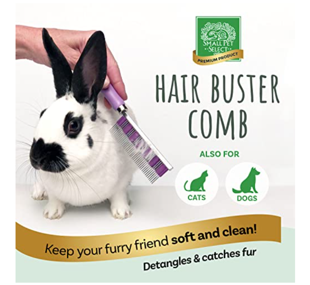 The Buster Comb - for deshedding Cats, Dogs, Bunnies and Guinea Pigs